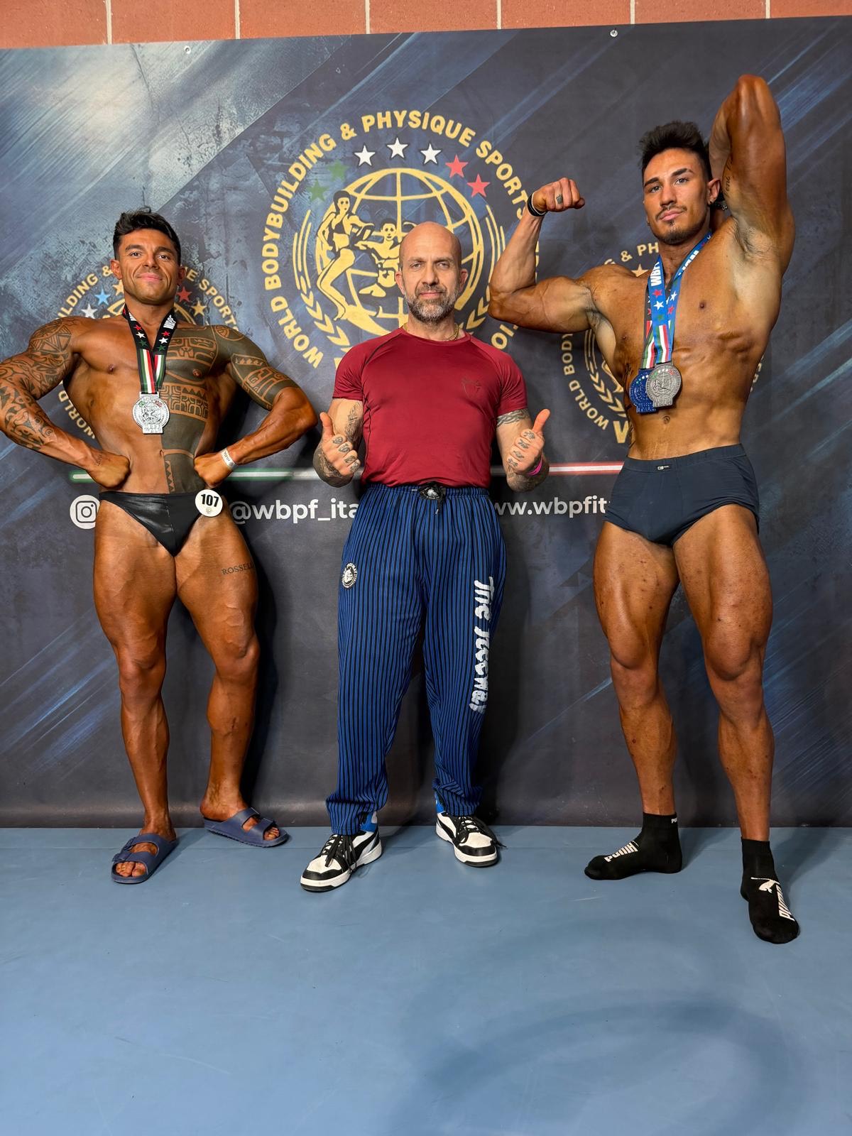 Il Maestro Laurano con i suoi atleti professionisti